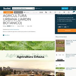 CARTILLA TECNICA AGRICULTURA URBANA (JARDIN BOTANICO)