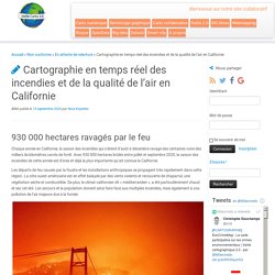 Cartographie en temps réel des incendies et de la qualité de l’air en Californie