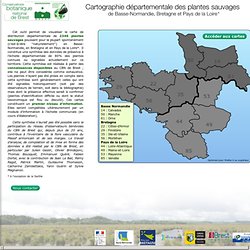 Cartographie départementale des plantes sauvages de Basse-Normandie, Bretagne et Pays de la Loire
