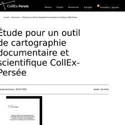 Étude pour un outil de cartographie documentaire et scientifique CollEx-Persée < CollEx - Persée