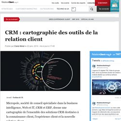 CRM : cartographie des outils de la relation client
