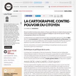 La cartographie, contre-pouvoir du citoyen