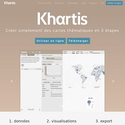 Khartis - cartographie thématique