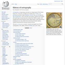 History of cartography
