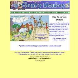 How to cartoon animals, ChunkyMonkey.com
