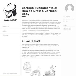 Cartoon Fundamentals: How to Draw a Cartoon Body