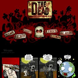 The Dead - a cartoon gore comedy webcomic updated on Mondays and Fridays
