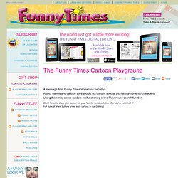 Make You Own Cartoons - The Funny Times Cartoon Playground