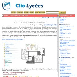 d-maps : la cartothèque de Daniel Dalet - Clio-Lycée