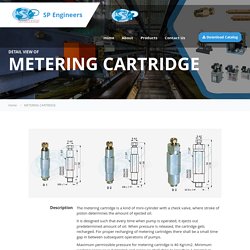 Metering Cartridge