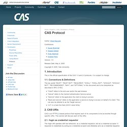 CAS Protocol