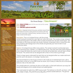 Tropical Eco House #2 - Sample Design and Walkthrough