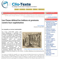 La controverse de Valladolid : Documents enseignants