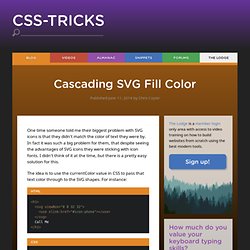 Cascading SVG Fill Color