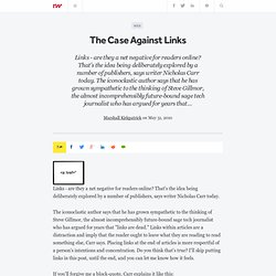 The Case Against Links