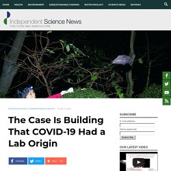 The Case Is Building That COVID-19 Had a Lab Origin