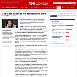 DSK case exposes rift between feminists