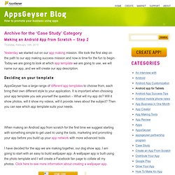 Case Study « AppsGeyser Blog AppsGeyser Blog