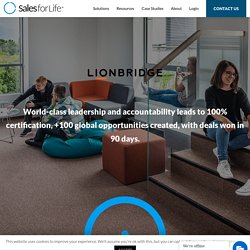 Lionbridge Case Study - Sales for Life