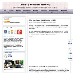 CasesBlog: Why you should start blogging in 2011