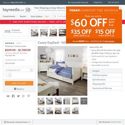 Casey Daybed - White - Full - Daybeds at Hayneedle