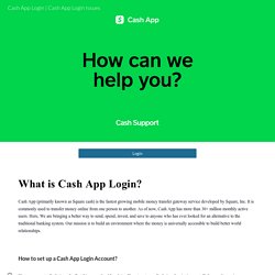 Cash App Login Issues