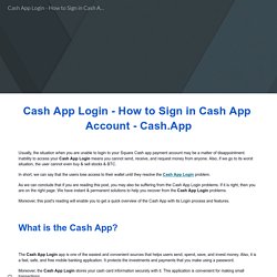 Cash App Login - How to Sign in Cash App Account - Cash.App
