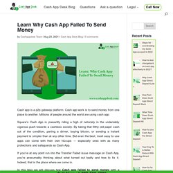 Cash app failed to send money with a solution How to Fix It