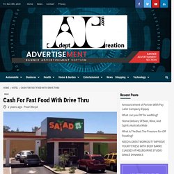 Cash For Fast Food With Drive Thru – Adept