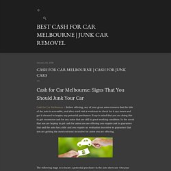 Cash for Car Melbourne