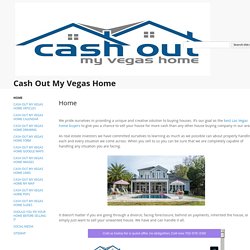 Cash Out My Vegas Home