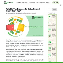 Process To Get Refund From Cash App