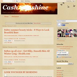 Cash Sunshine: Skin Care