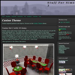 CasinoTheme - Stuff For Sims 3