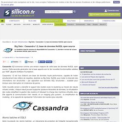 Big Data : Cassandra 1.2, base de données NoSQL open source
