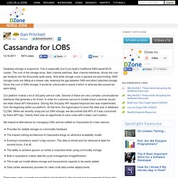 Cassandra for LOBS