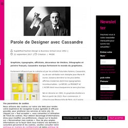 Cassandre : le parcours du prodigieux designer et graphiste.