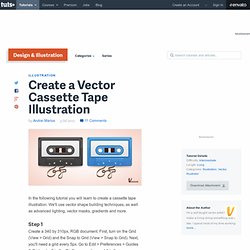 Create a Vector Cassette Tape Illustration