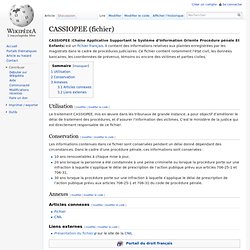 CASSIOPEE (fichier)