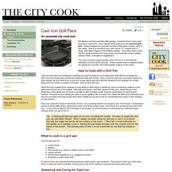 Cast Iron Grill Pans