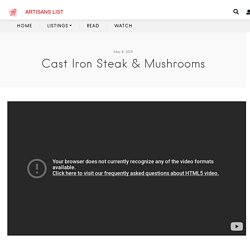 Cast Iron Steak & Mushrooms