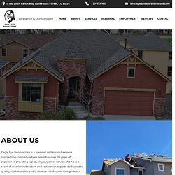 Top Local Castle Rock Roofer - Eagle Eye Renova