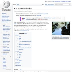 Cat communication - Wikipedia