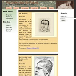 Otto Dix - Catalog Prints