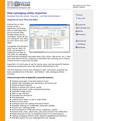 Disk Catalog and File Search Software - SuperCat