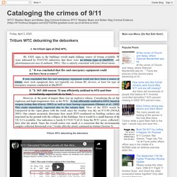 Tritium WTC debunking the debunkers