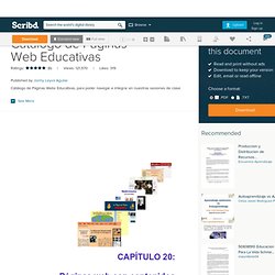 Catálogo de Páginas Web Educativas