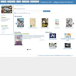 Catalogue en ligne CDI-Gérard de Nerval