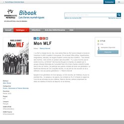 Mon MLF – Catalogue - Numothèque Grenoble-Alpes