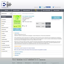 Catalogue > Technologie de l'éducation > La classe inversée (ISBN 978-2-89377-508-1)